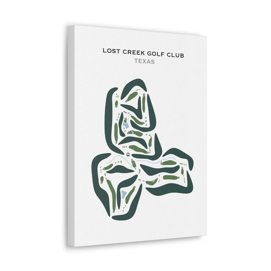 Lost Creek Golf Club, Texas - Printed Golf Courses