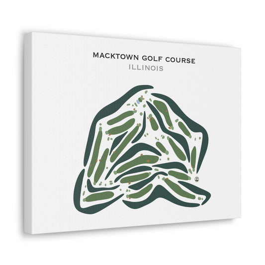 Macktown Golf Course, Illinois - Printed Golf Courses