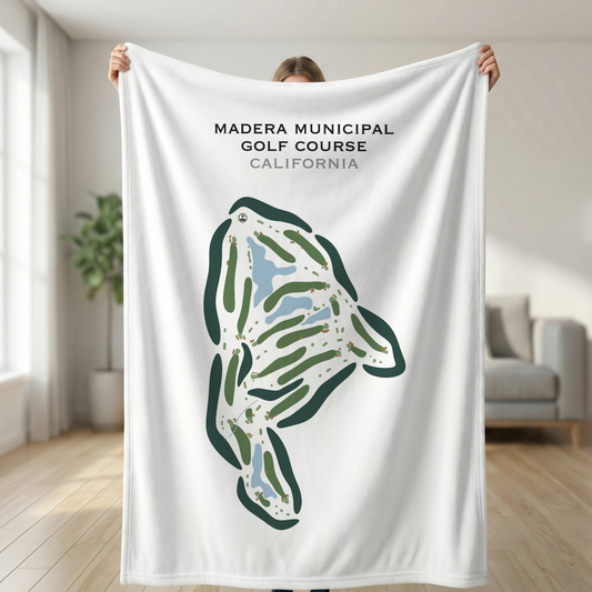 Madera Municipal Golf Course, California - Printed Golf Courses