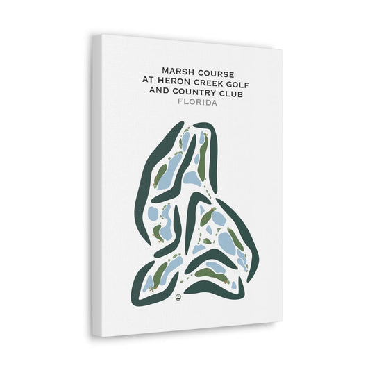 Marsh Course at Heron Creek Golf and Country Club, Florida - Printed Golf Courses