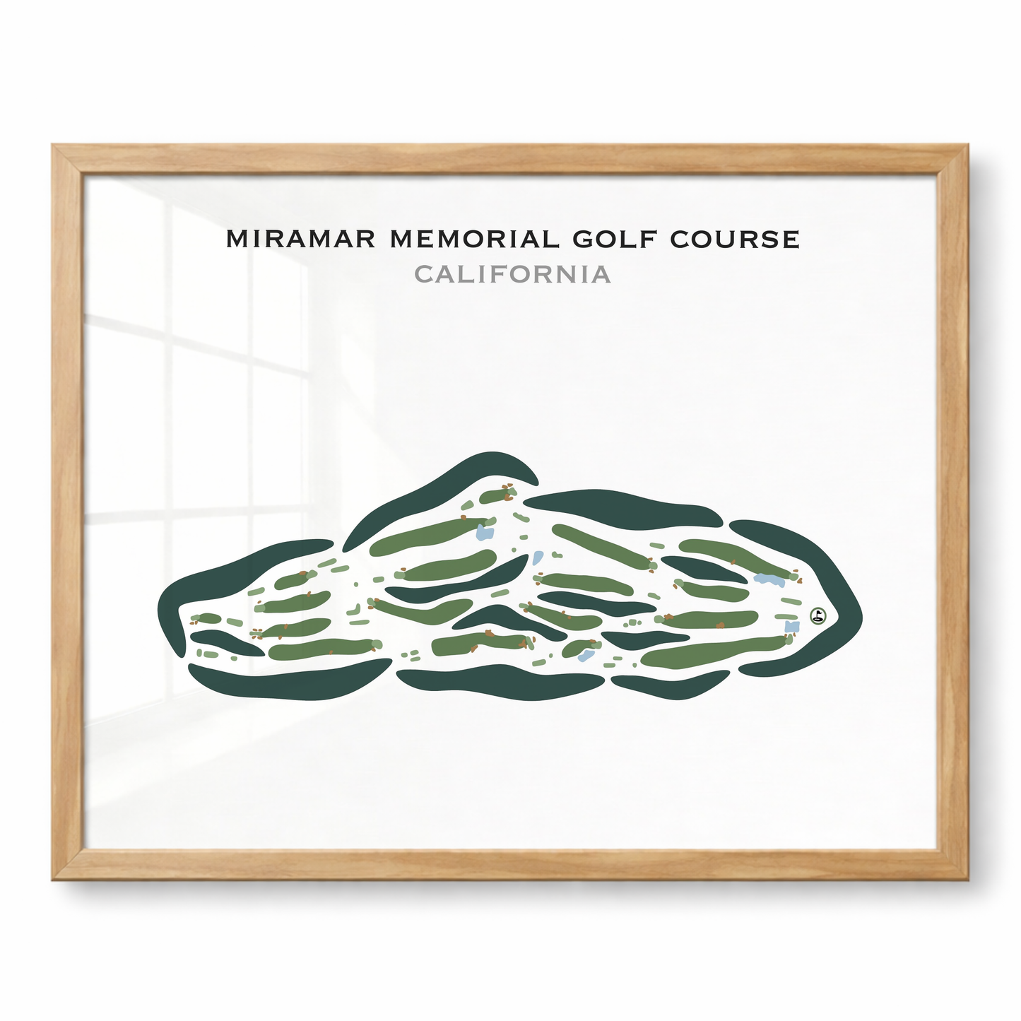 Miramar Memorial Golf Course, California - Printed Golf Courses