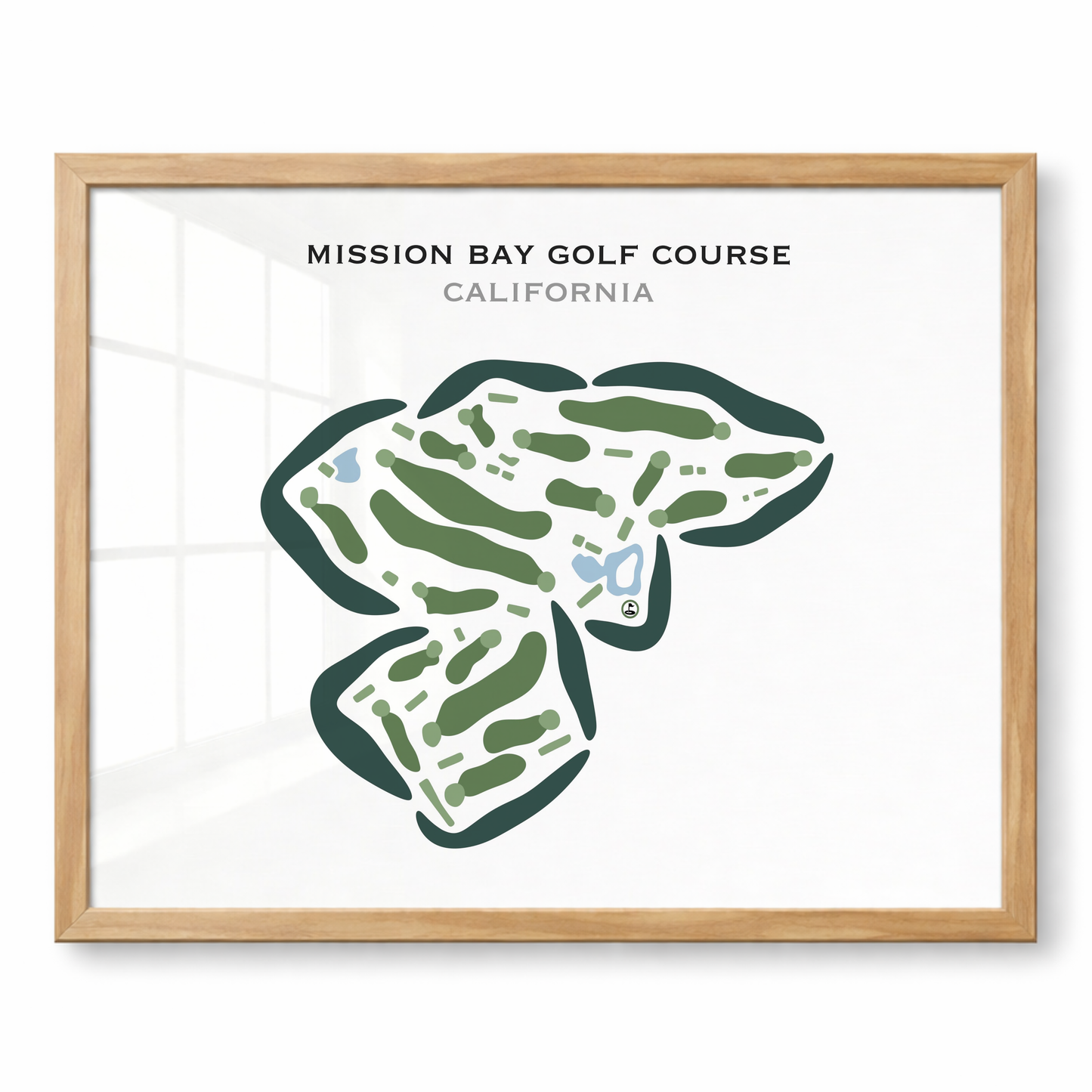 Mission Bay Golf Course, California - Printed Golf Courses