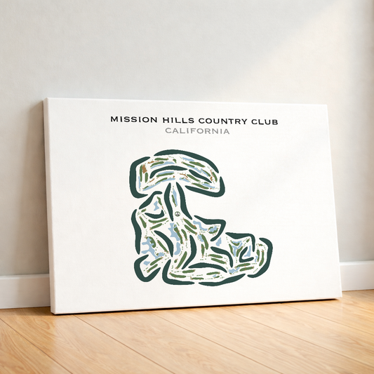 Mission Hills Country Club, California - Printed Golf Courses