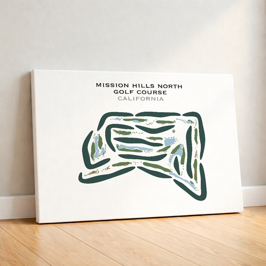 Mission Hills North Golf Course, California - Printed Golf Courses