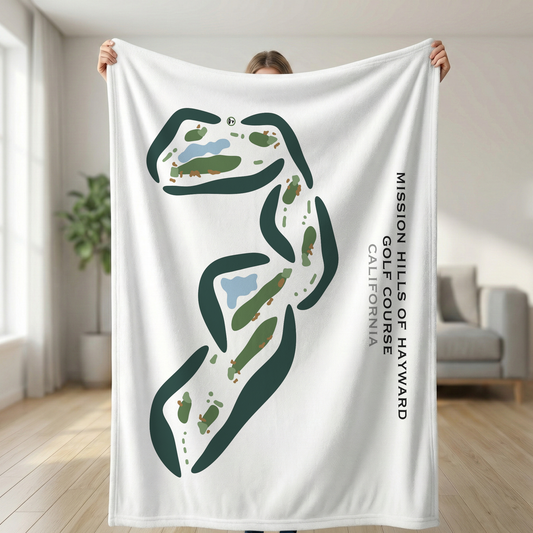 Mission Hills of Hayward Golf Course, California - Printed Golf Courses