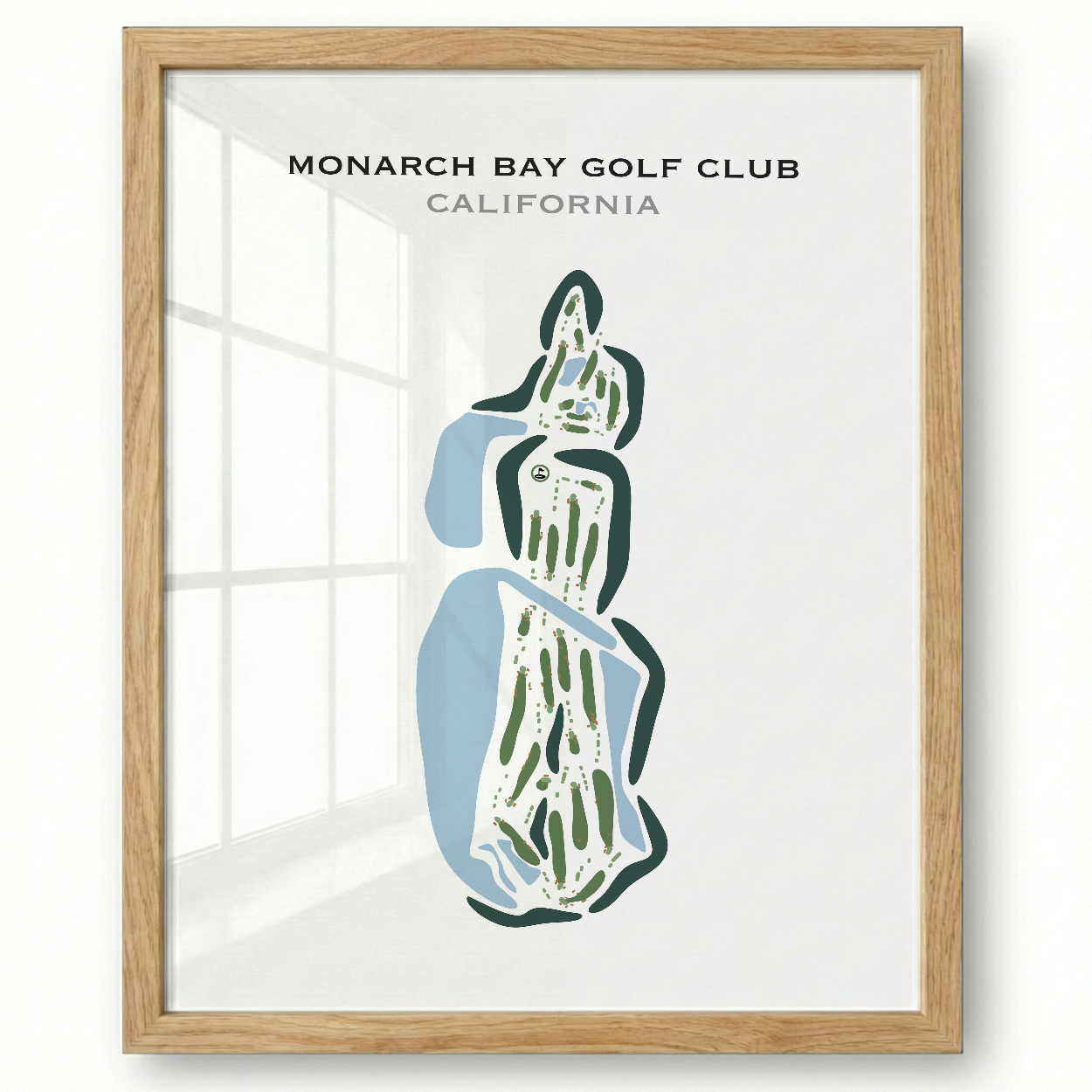 Monarch Bay Golf Club, California - Printed Golf Courses