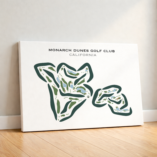 Monarch Dunes Golf Club, California - Printed Golf Courses