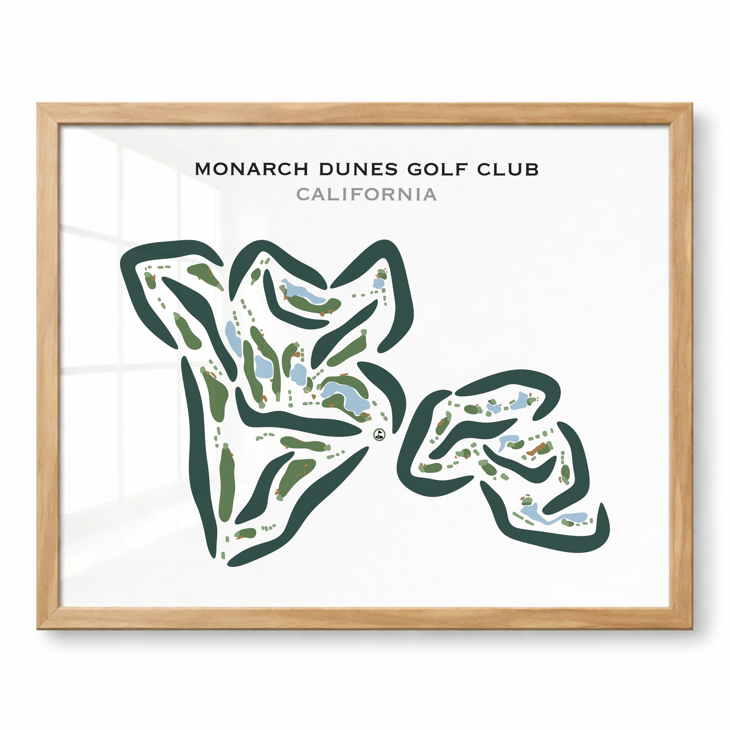 Monarch Dunes Golf Club, California - Printed Golf Courses