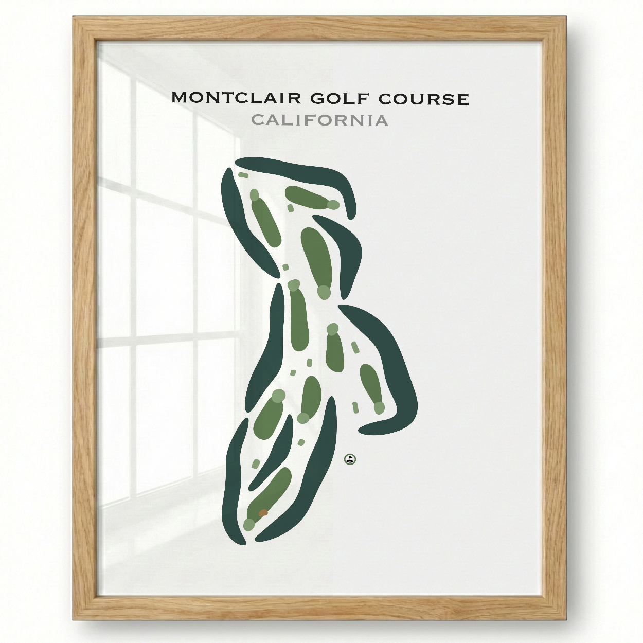 Montclair Golf Course, California - Printed Golf Courses