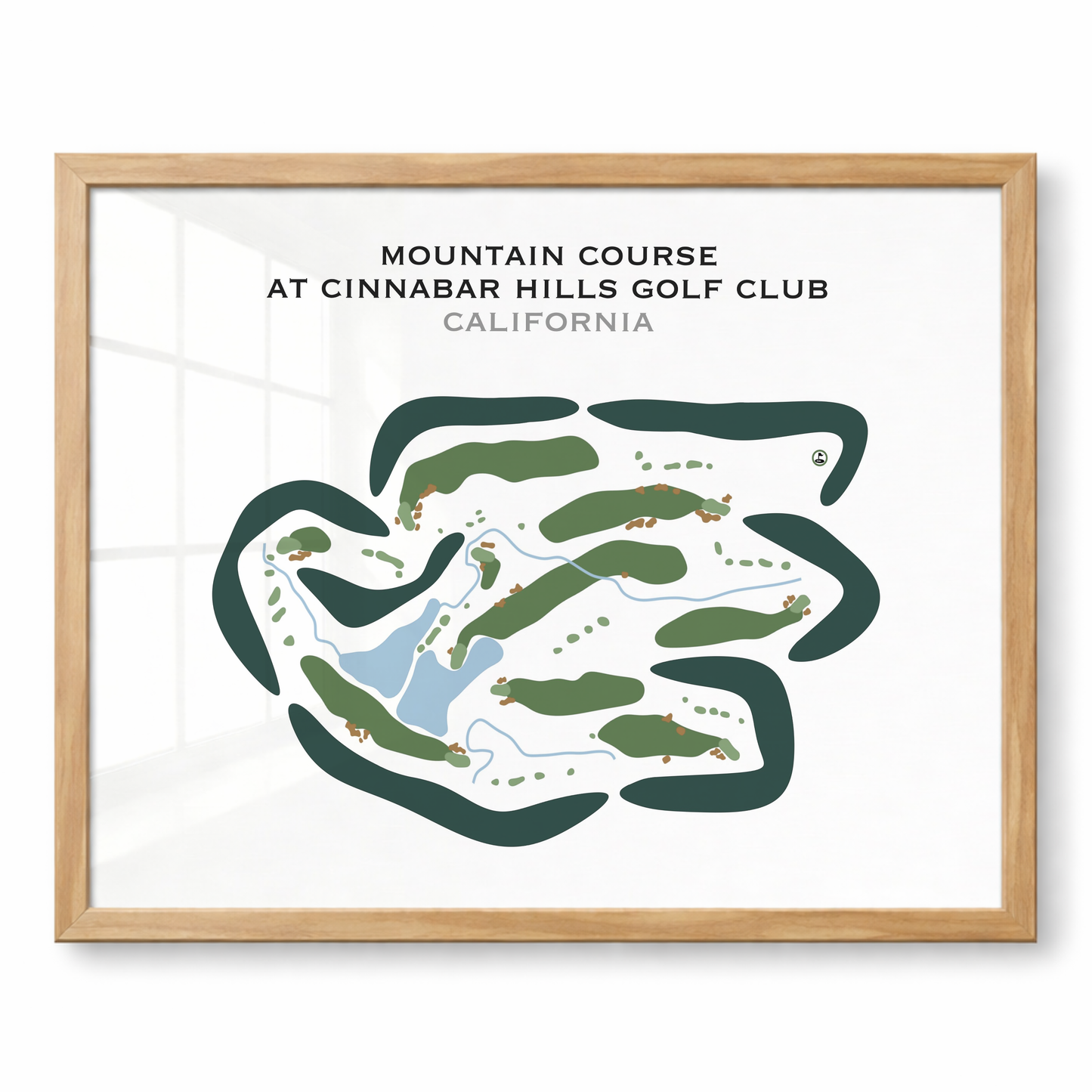Mountain Course at Cinnabar Hills Golf Club, California - Printed Golf Courses