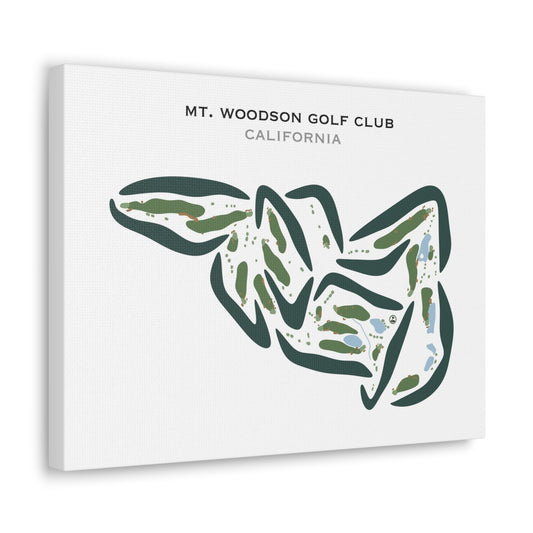 Mt. Woodson Golf Club, California - Printed Golf Courses