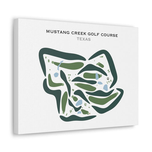 Mustang Creek Golf Course, Texas - Printed Golf Courses