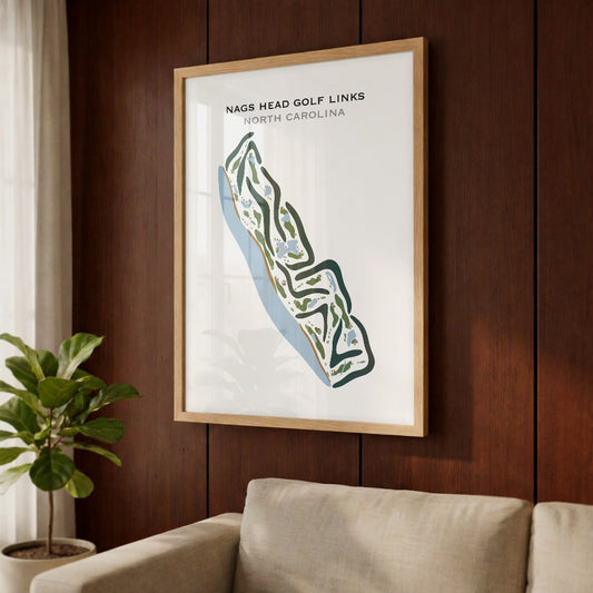 Nags Head Golf Links, North Carolina - Printed Golf Courses