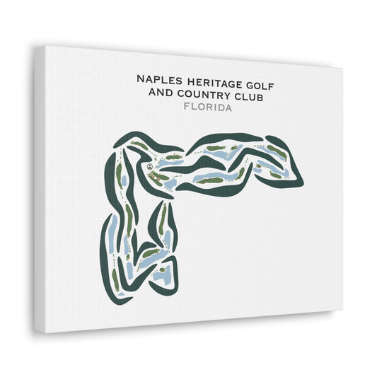 Naples Heritage Golf & Country Club, Florida - Printed Golf Courses