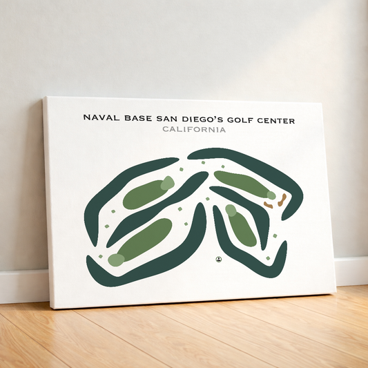 Naval Base San Diego’s Golf Center, California - Printed Golf Courses
