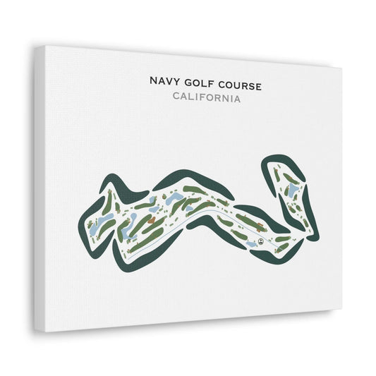 Navy Golf Course, California - Printed Golf Courses