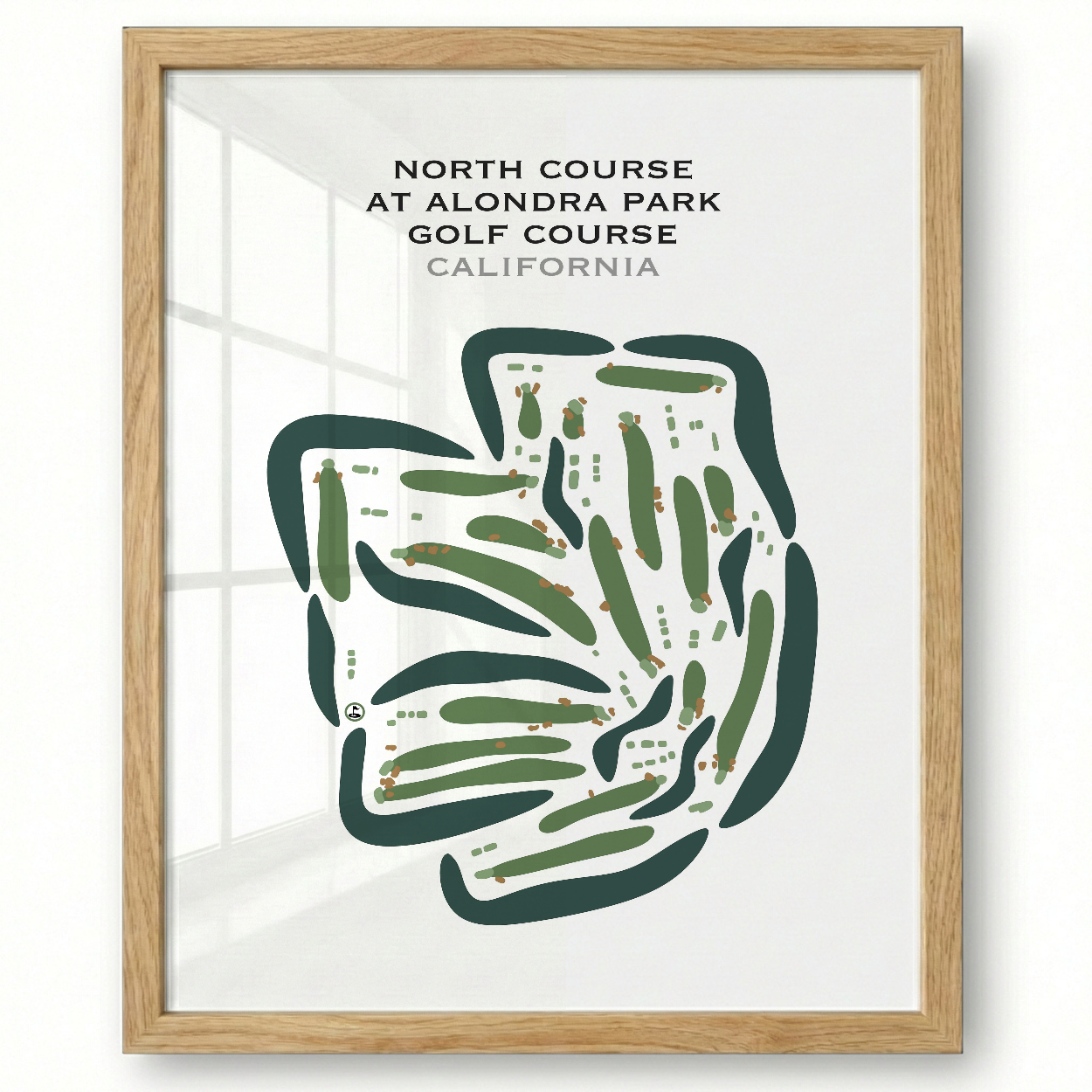 North Course at Toscana Country Club, California - Printed Golf Courses
