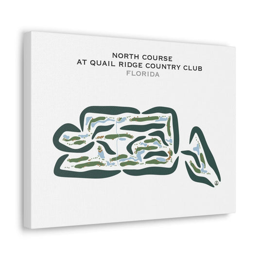 North Course at Quail Ridge Country Club, Florida (2024) - Printed Golf Courses
