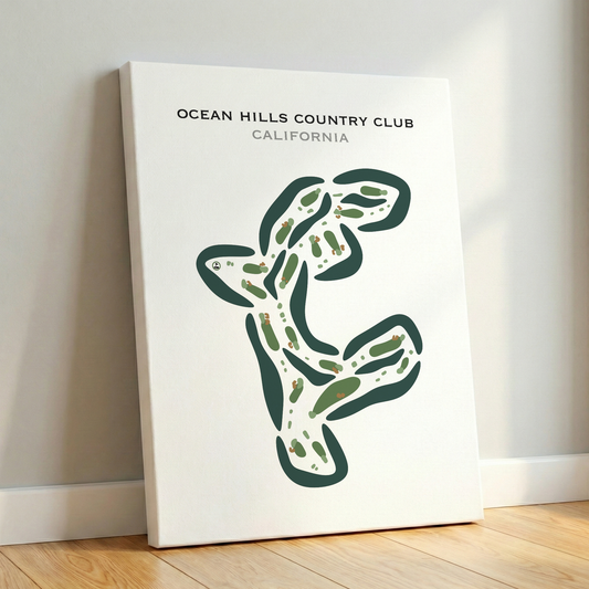 Ocean Hills Country Club, California - Printed Golf Courses