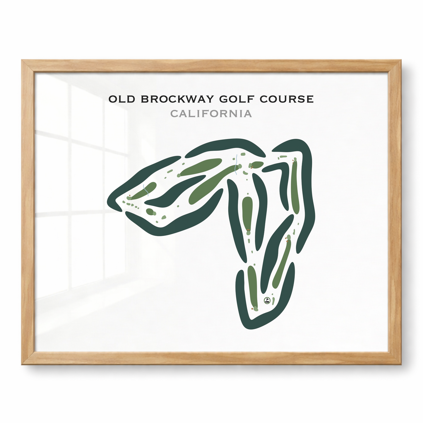 Old Brockway Golf Course, California - Printed Golf Courses