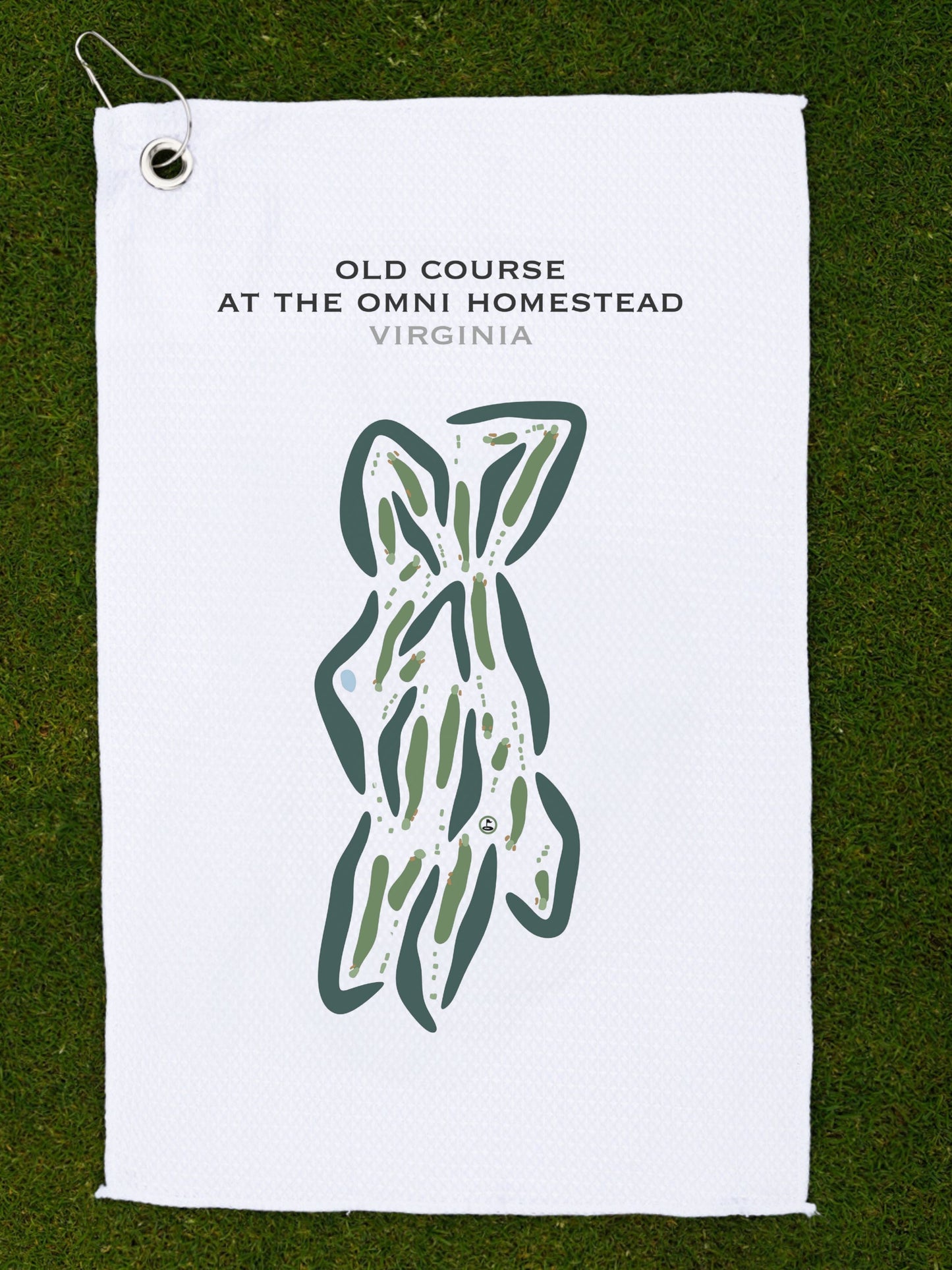 Old Course at The Omni Homestead, Virginia - Printed Golf Courses