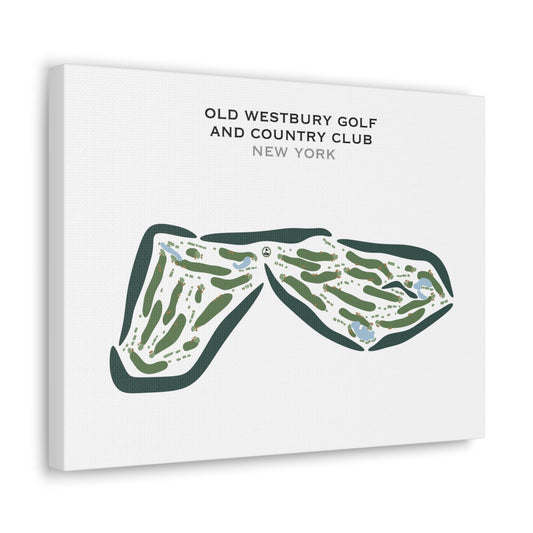 Old Westbury Golf & Country Club, New York - Printed Golf Courses
