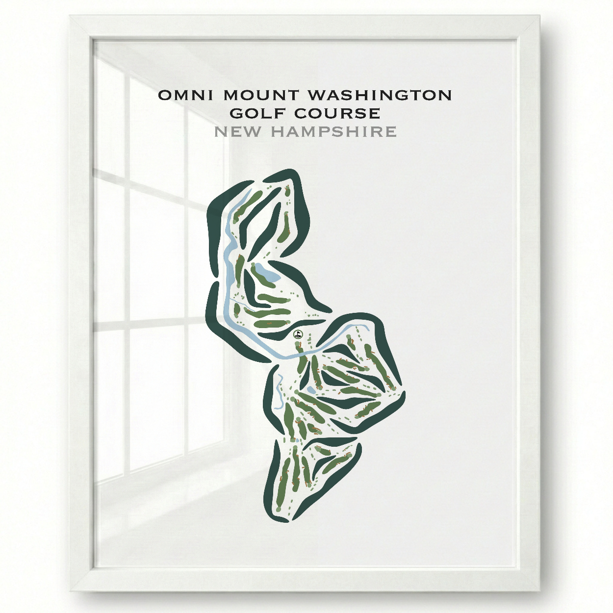 Omni Mount Washington Golf Course, New Hampshire - Printed Golf Courses