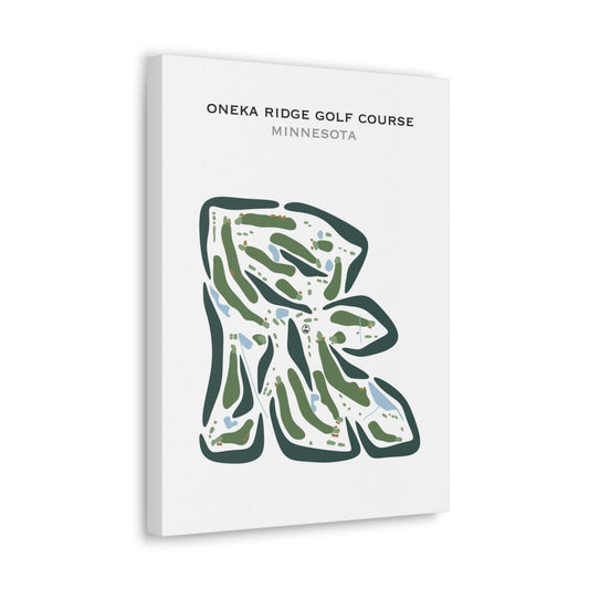 Oneka Ridge Golf Course, Minnesota - Printed Golf Courses