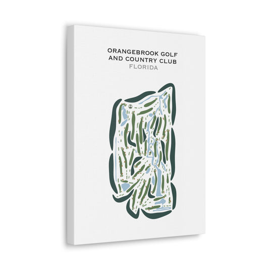 Orangebrook Golf & Country Club, Florida - Printed Golf Courses