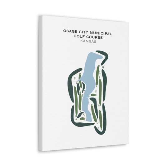Osage City Municipal Golf Course, Kansas - Printed Golf Courses