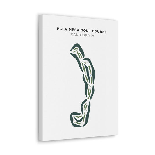Pala Mesa Golf Course, California - Printed Golf Courses