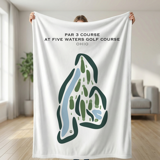 Par 3 Course at Five Waters Golf Course, Ohio - Printed Golf Courses