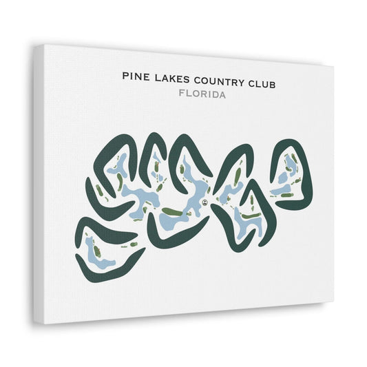 Pine Lakes Country Club, Florida - Printed Golf Courses