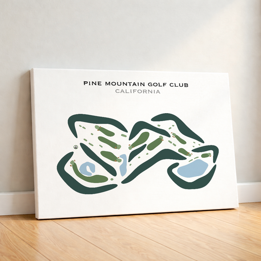 Pine Mountain Golf Club, California - Printed Golf Courses