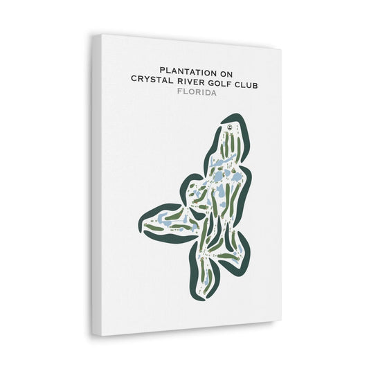 Plantation On Crystal River Golf Club, Florida - Printed Golf Courses