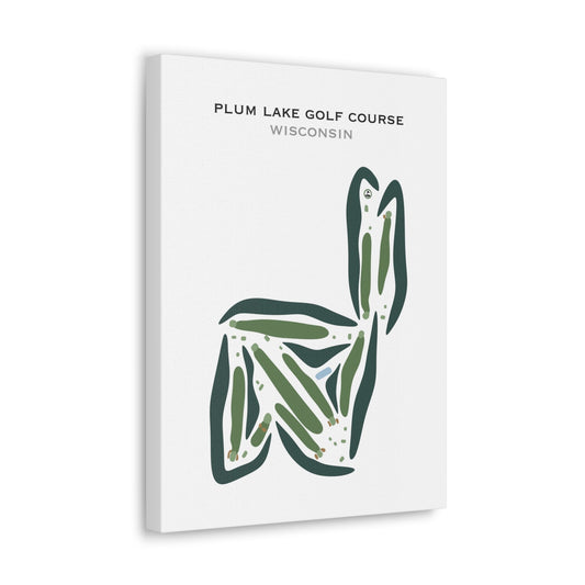 Plum Lake Golf Course, Wisconsin - Printed Golf Courses