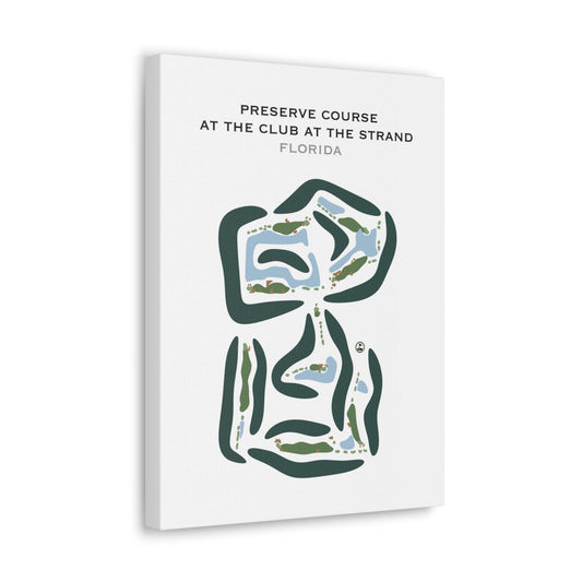 Preserve Course at The Club At The Strand, Florida - Printed Golf Courses