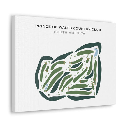 Prince of Wales Country Club, South America - Printed Golf Courses