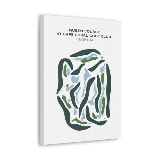 Queen Course at Cape Royal Golf Club, Florida - Printed Golf Courses