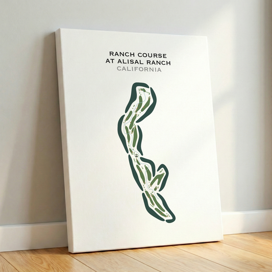 Ranch Course at Alisal Ranch, California - Printed Golf Courses