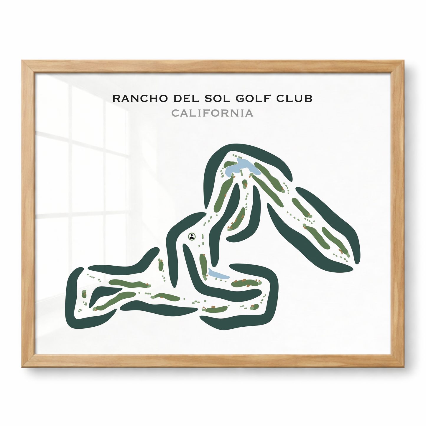 Rancho Del Sol Golf Club, California - Printed Golf Courses