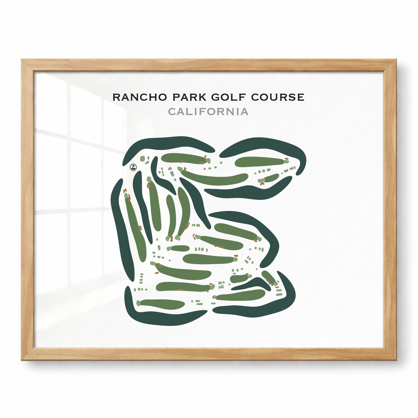 Rancho Park Golf Course, California - Printed Golf Courses