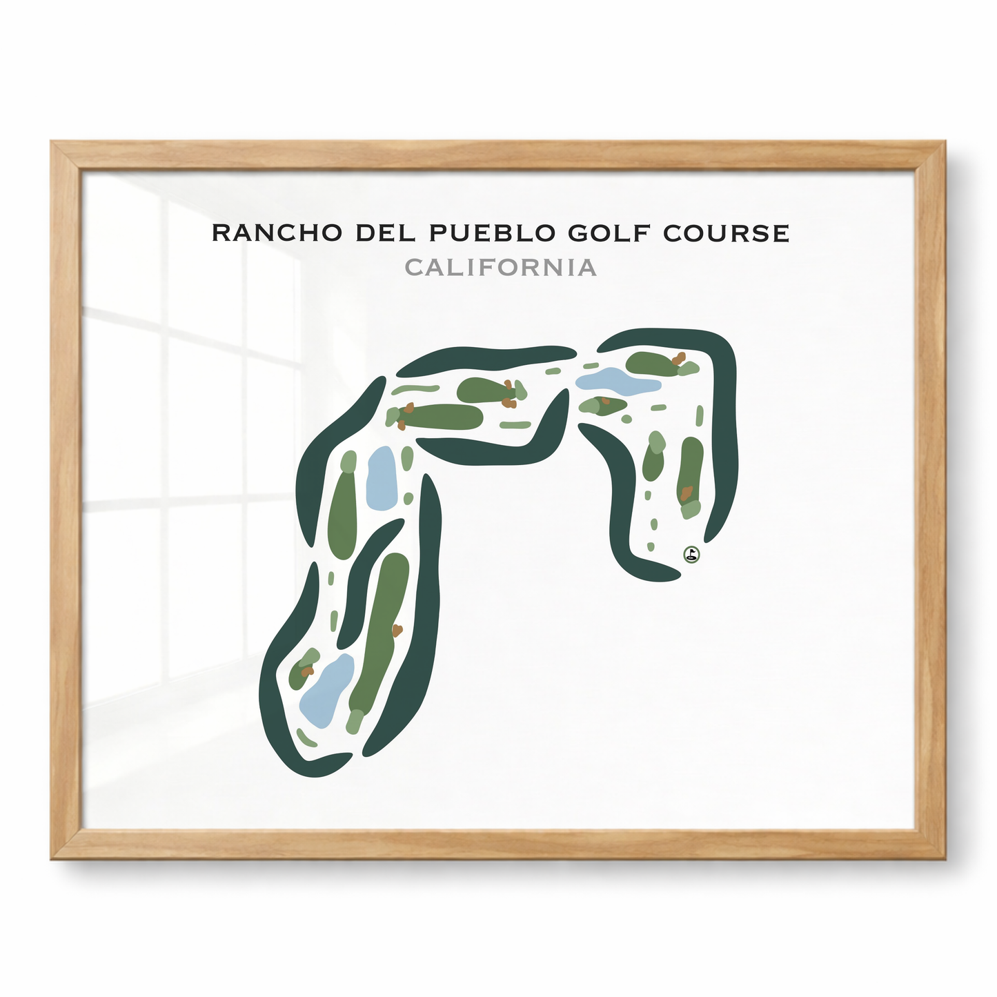 Rancho del Pueblo Golf Course, California - Printed Golf Courses