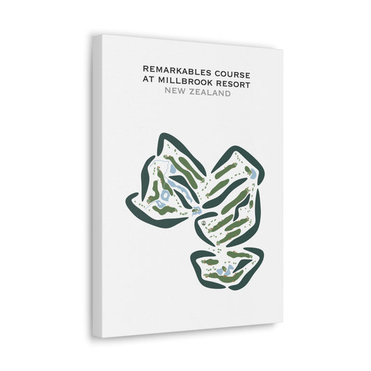 Remarkables Course at Millbrook Resort, New Zealand - Printed Golf Courses