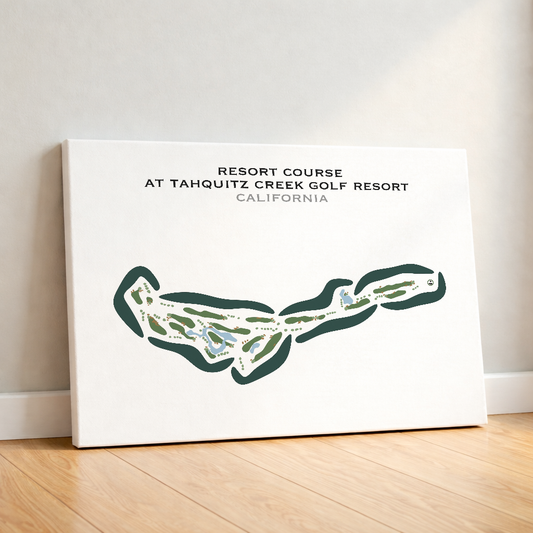 Resort Course at Tahquitz Creek Golf Resort, California - Printed Golf Courses