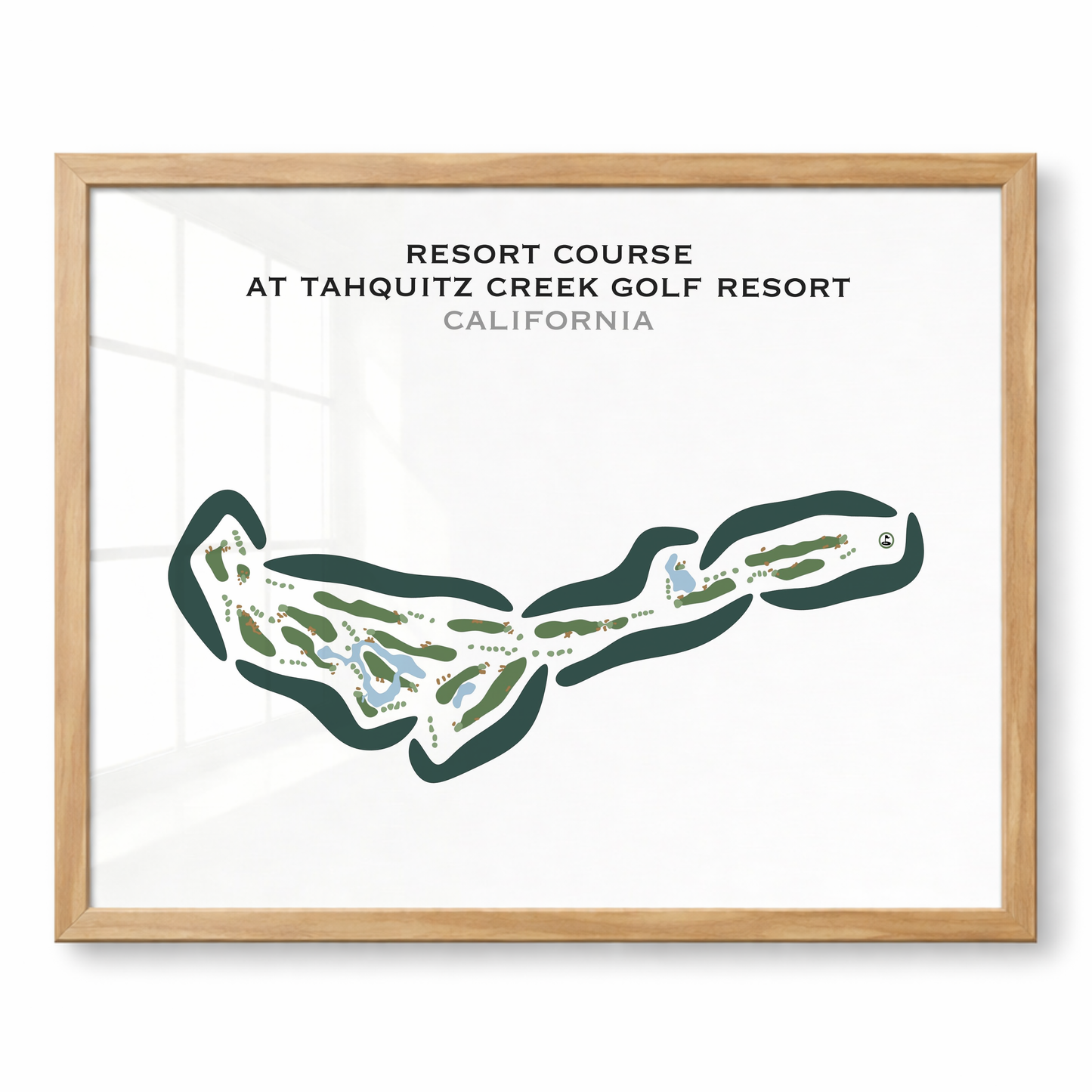 Resort Course at Tahquitz Creek Golf Resort, California - Printed Golf Courses