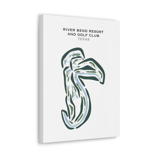 River Bend Resort & Golf Club, Texas - Printed Golf Courses