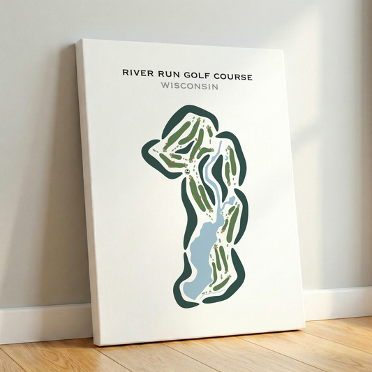 River Run Golf Course, Wisconsin - Printed Golf Courses