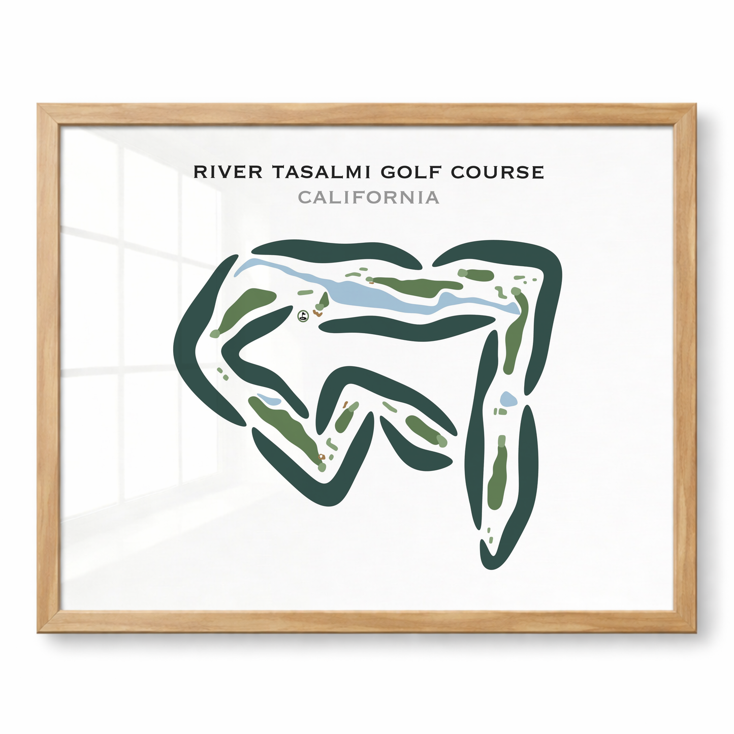 River Tasalmi Golf Course, California - Printed Golf Courses