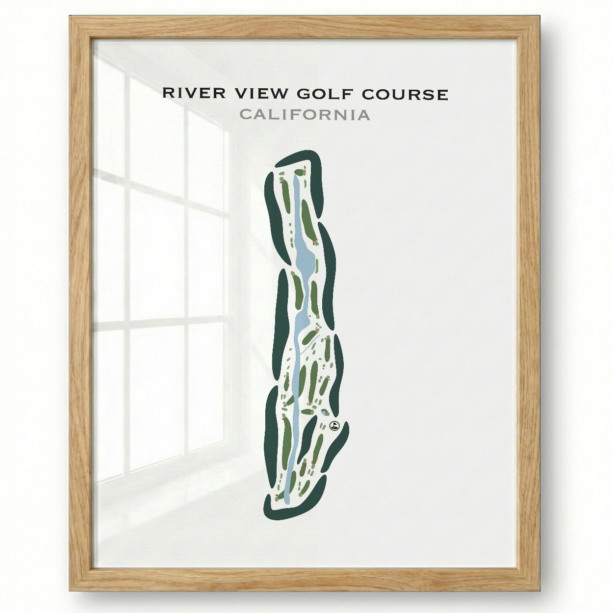 River View Golf Course, California - Printed Golf Courses